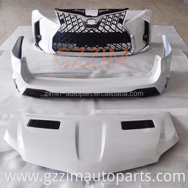 factory sale high quality front & rear LM style body kit for Sienna 2011-2020